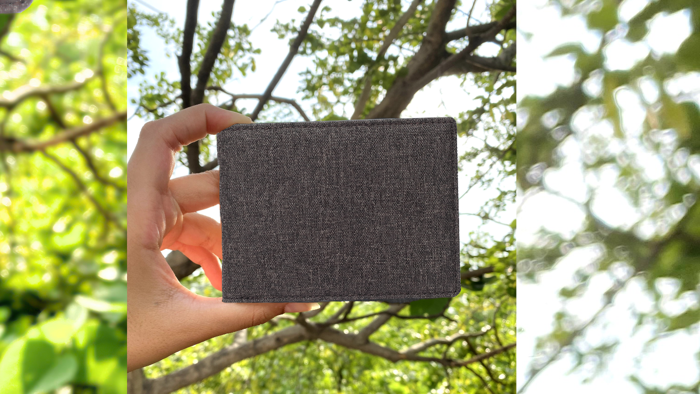 Forest Black Wallet from FlippySustainables