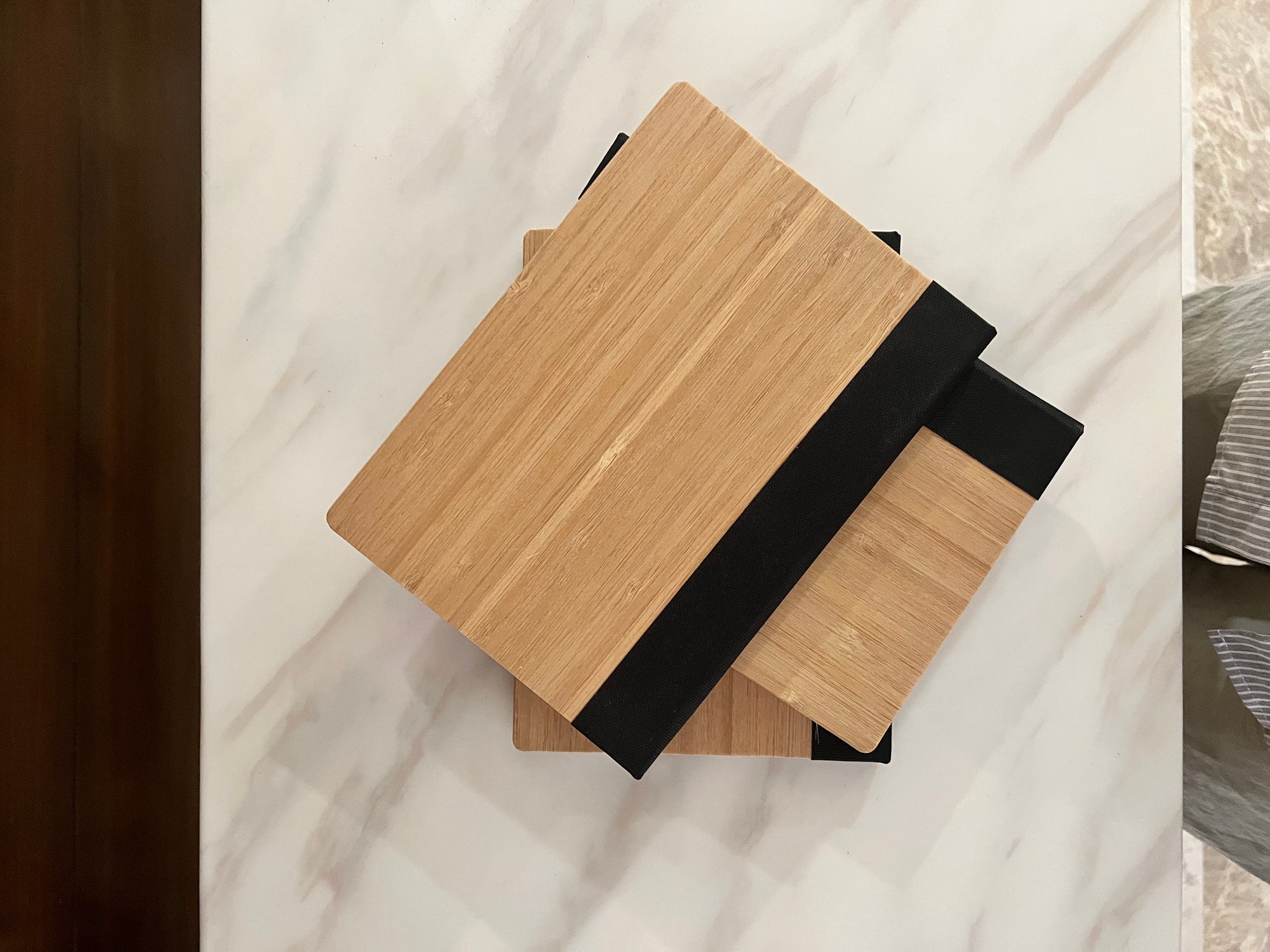 A5-sized, single-ruled eco-friendly Bamboo Notebook