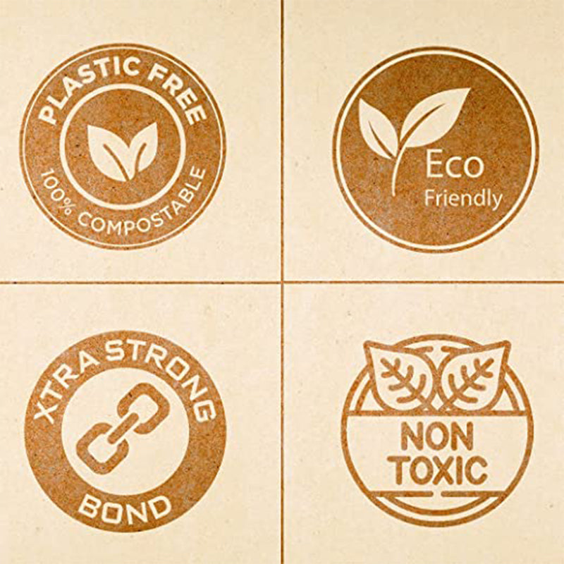 1 Inch Eco-friendly Kraft Paper Tapes, 50 mtrs | Flippysustainables