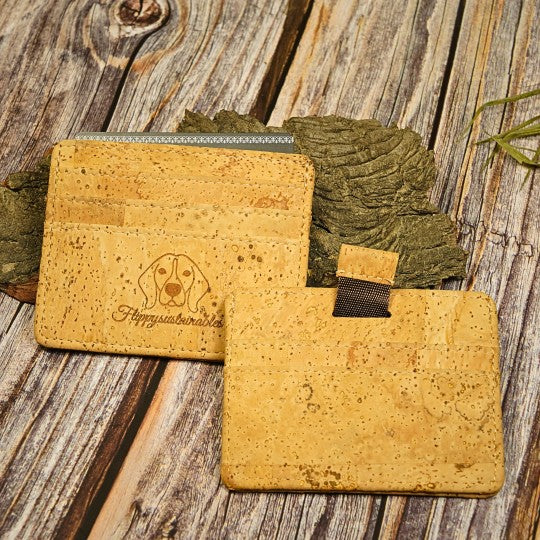 Canyon Cardholder - Premium Cork Leather card holder, by Flippysustainables